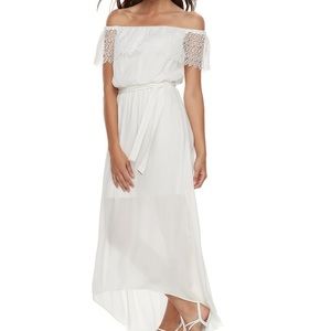 Apt.9 Off-the-Shoulder Lace Maxi Dress